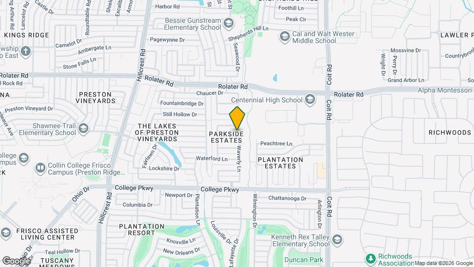 11820 Duxbury Dr Map and Location Details