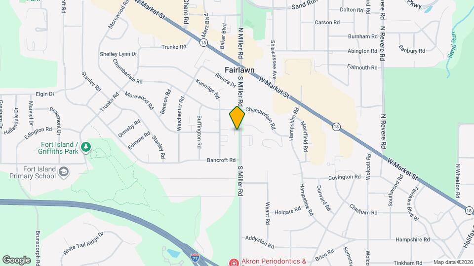 160 S Miller Rd Map and Location Details