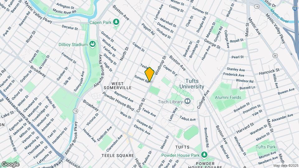 152 Curtis St, Unit 1 Mapa y Detalles de la Ubicación