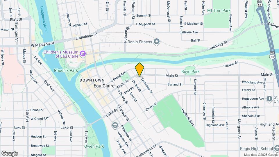 414 Talmadge St Map and Location Details