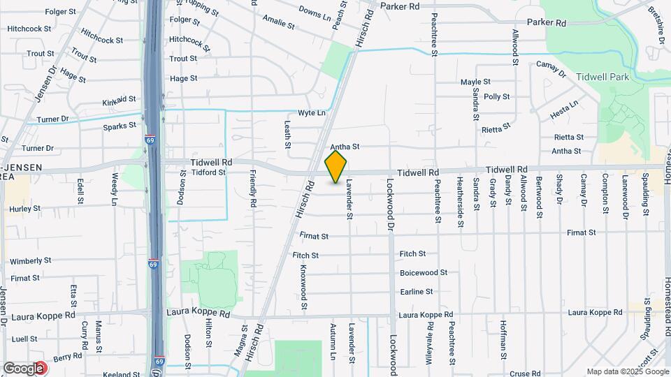 4615 Ireland St Map and Location Details