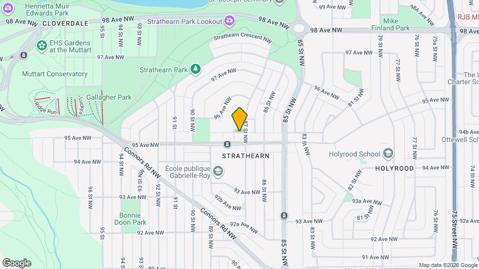 9524 87 St NW Map and Location Details