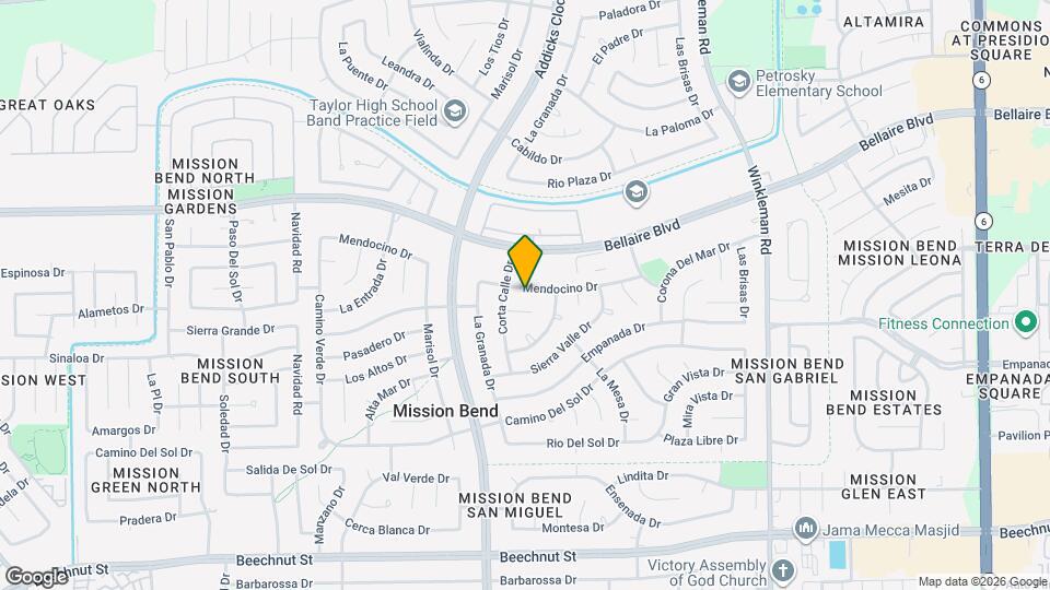15623 Mendocino Dr Map and Location Details