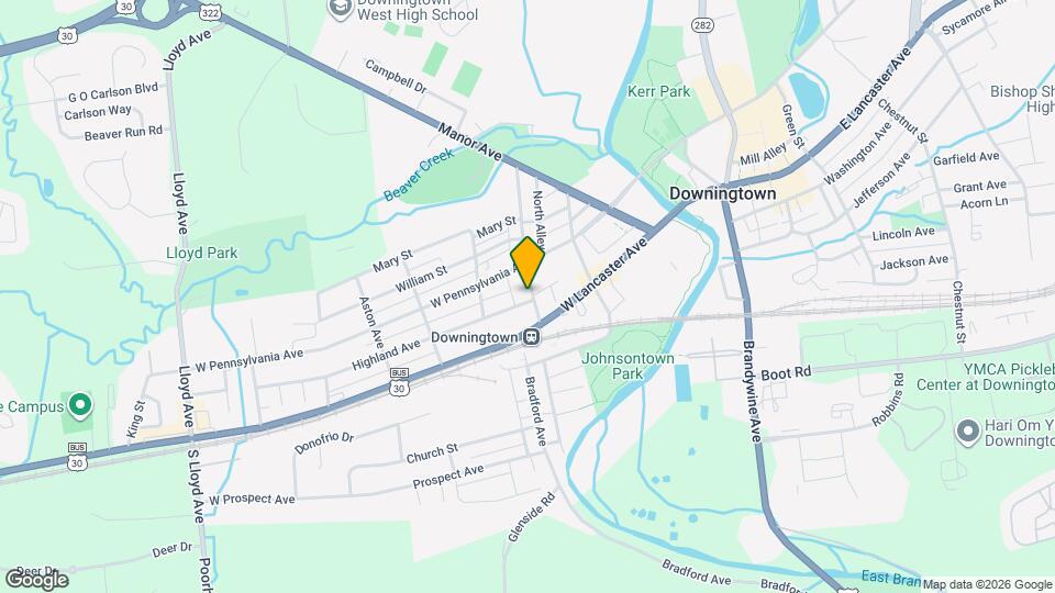 102 Stuart Ave Map and Location Details