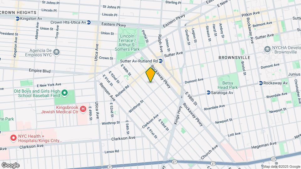147 E 95th St Map and Location Details