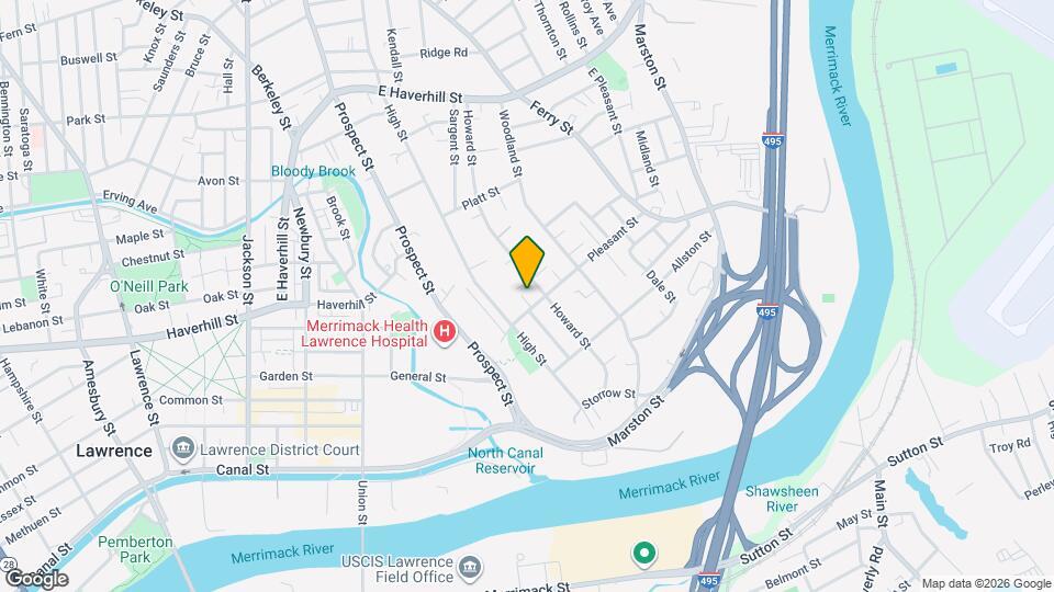 22 Pleasant St Map and Location Details