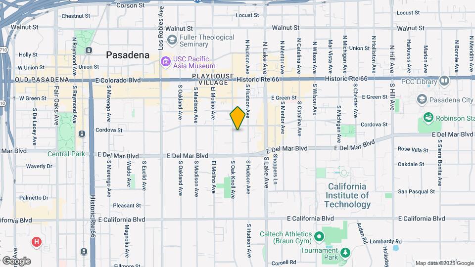 222-224 S Oak Knoll Ave Map and Location Details