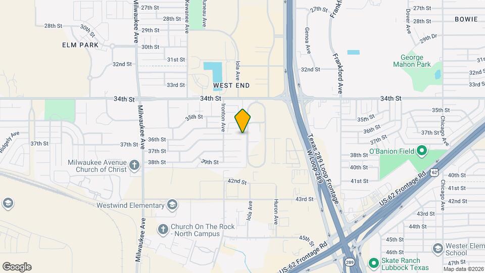 6104 37th St Map and Location Details