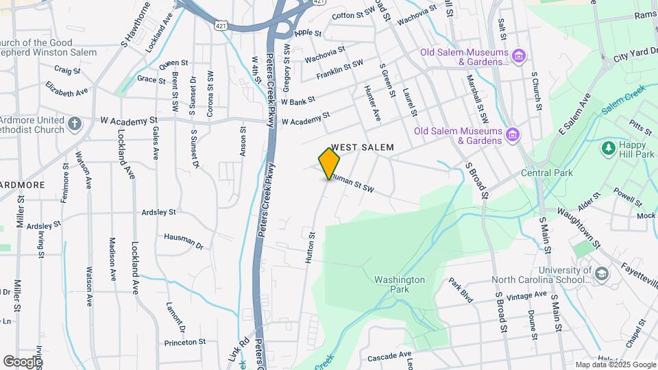 913 Hutton St Map and Location Details