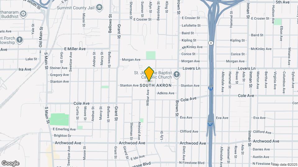 413 Stanton Ave Map and Location Details