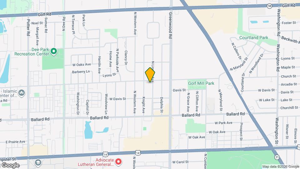 9144 N Lincoln Ave Mapa y Detalles de la Ubicación