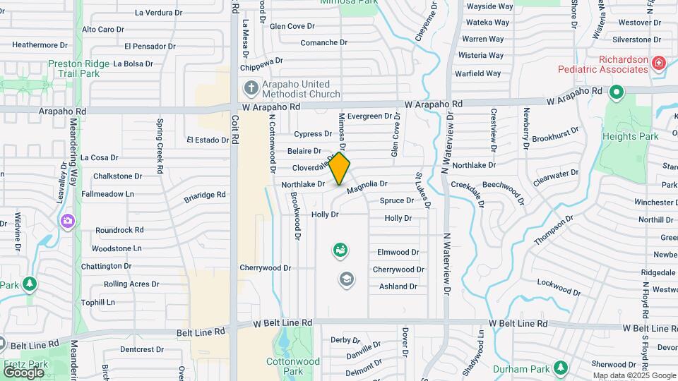 1308 Magnolia Dr Map and Location Details