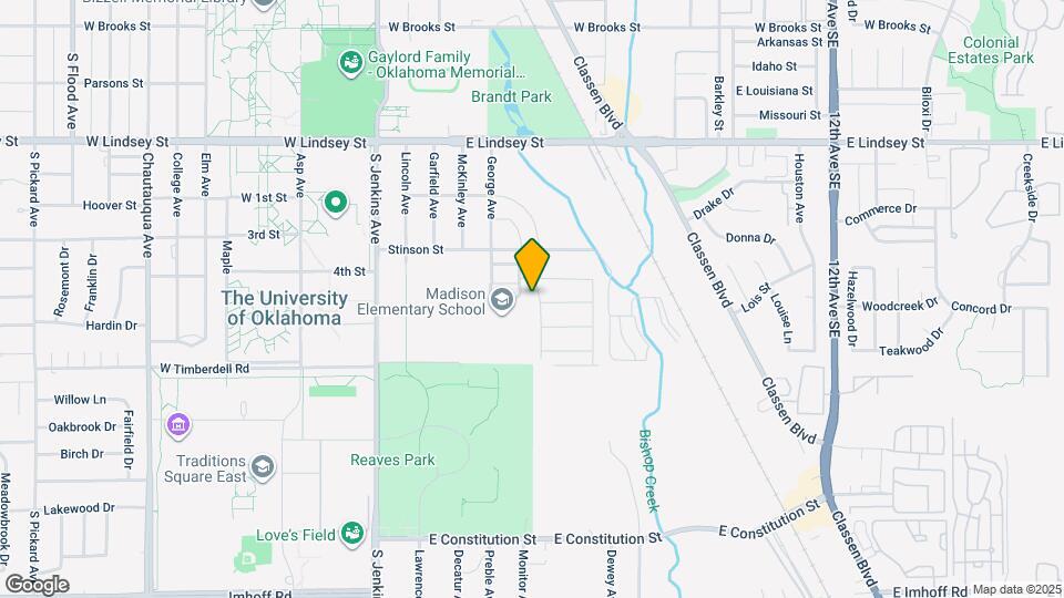 1512 Bedford Ln Map and Location Details