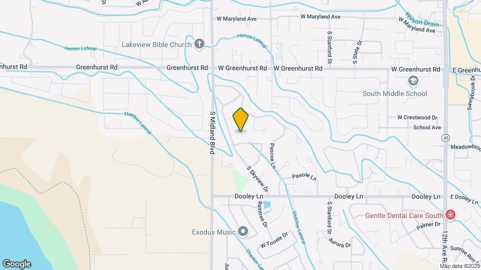 2563 S Whitetail Ct Map and Location Details