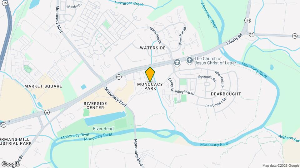 1438 Wheyfield Dr Map and Location Details