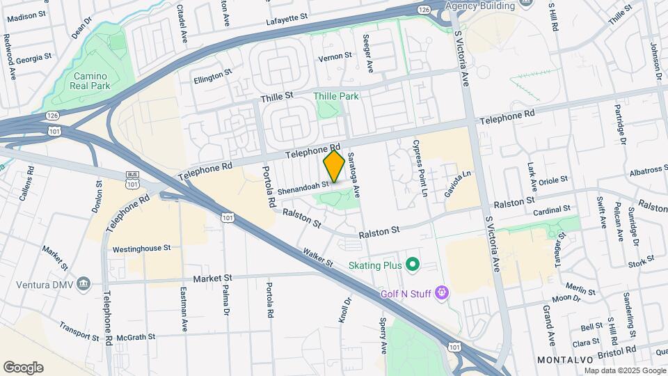 5204 Shenandoah St Map and Location Details