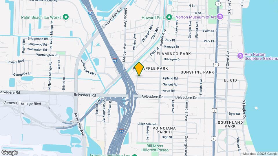 1028 Upland Rd Map and Location Details