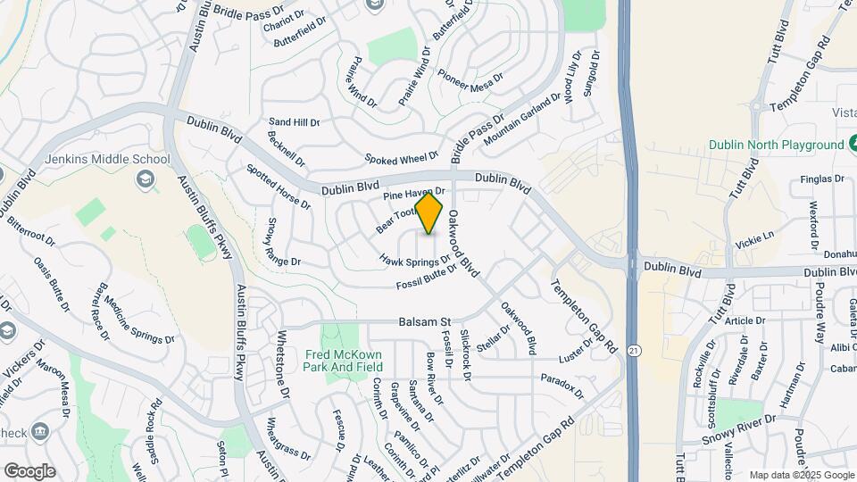 6670 Bear Tooth Dr Map and Location Details