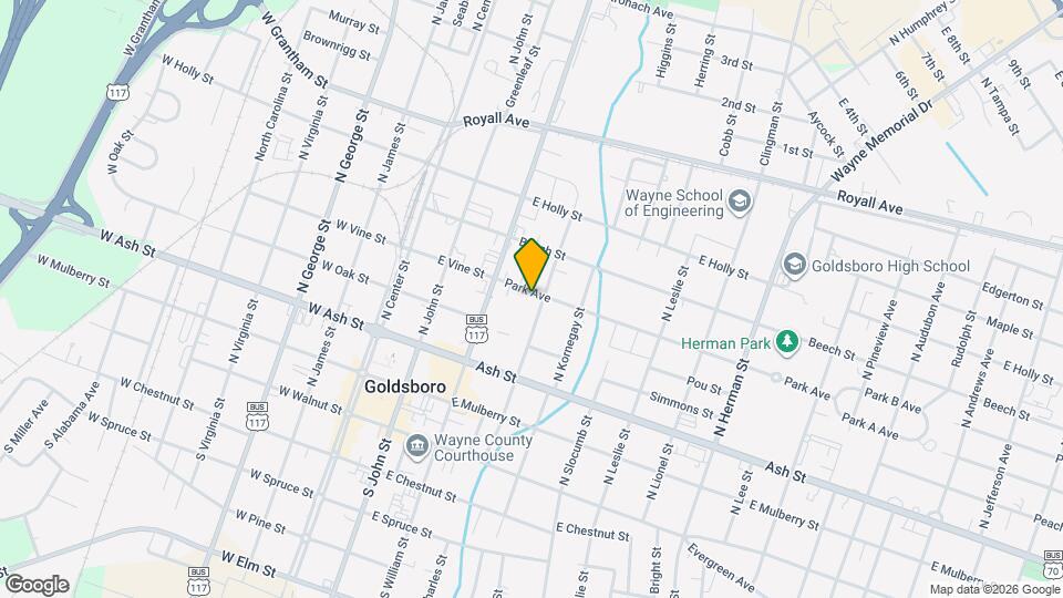 310 Park Ave Map and Location Details