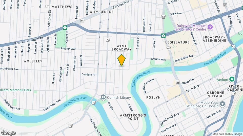 641 Westminster Apartment Map and Location Details