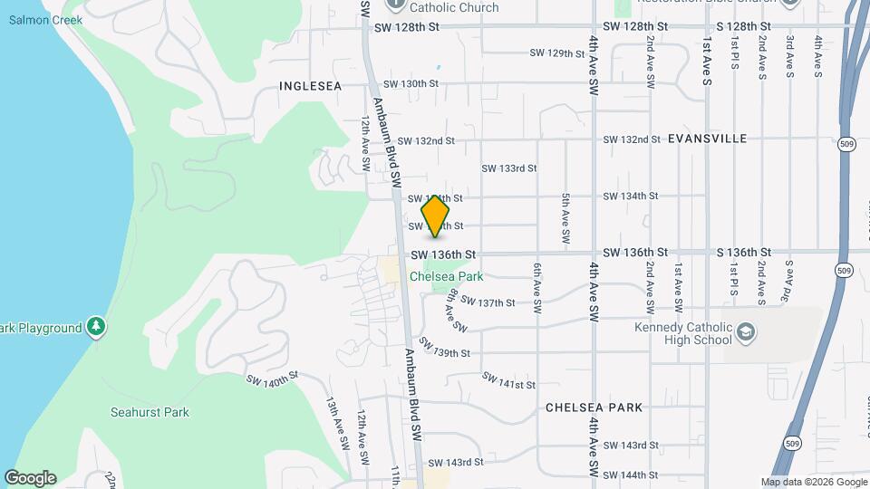 850 SW 136th St Map and Location Details