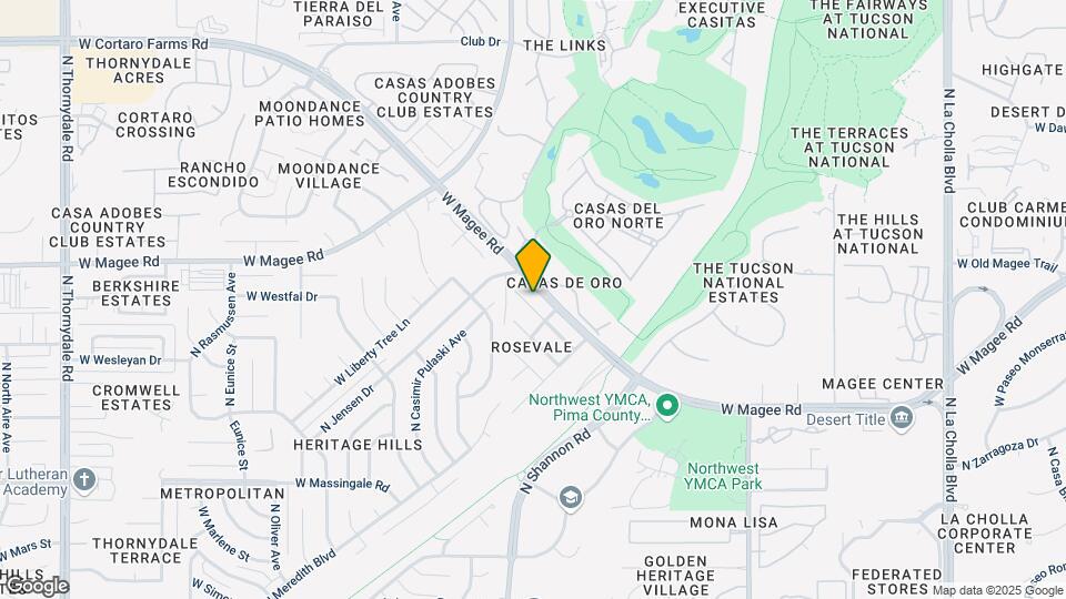 2858 W Medallion Dr Map and Location Details