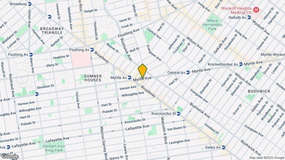 1154 Myrtle Ave Mapa y Detalles de la Ubicación