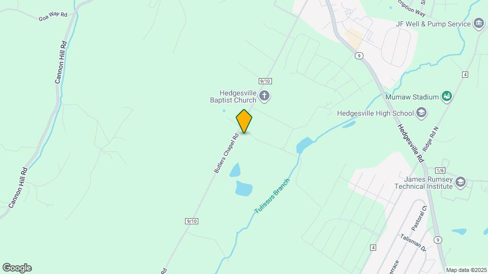 2504 Butlers Chapel Rd Map and Location Details