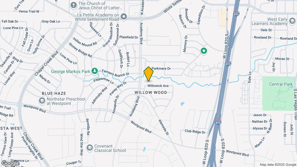 9880 Willowick Ave Map and Location Details