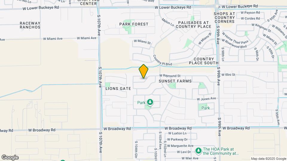 10410 W Illini St Map and Location Details