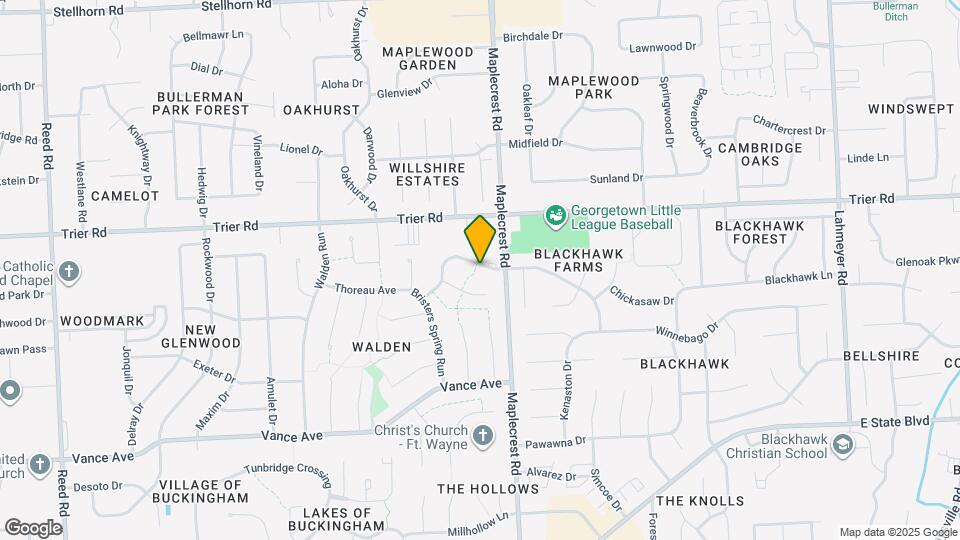 6208 Landmark Dr Map and Location Details