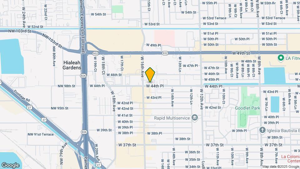 1555 W 44th Pl Mapa y Detalles de la Ubicación