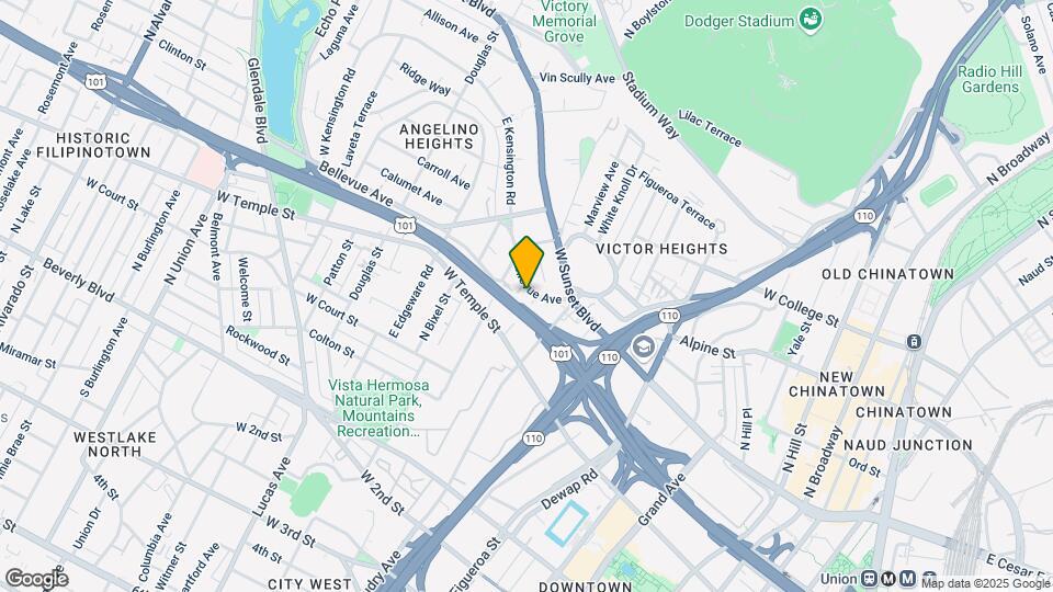 1154 Bellevue Ave Map and Location Details