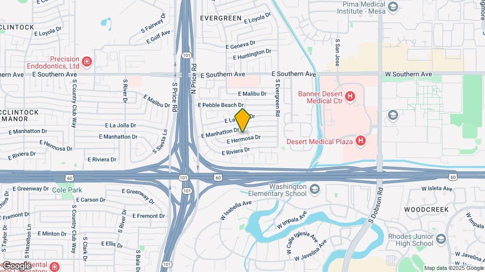 2430 E Hermosa Dr Map and Location Details