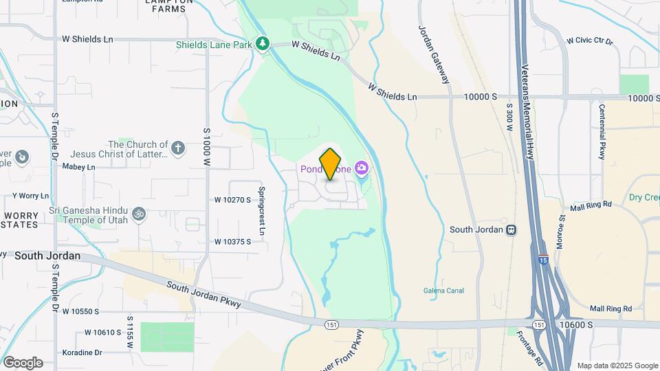 10231 S Mystic Brook Way Map and Location Details