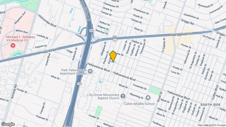 6814 Burkett St. Mapa y Detalles de la Ubicación