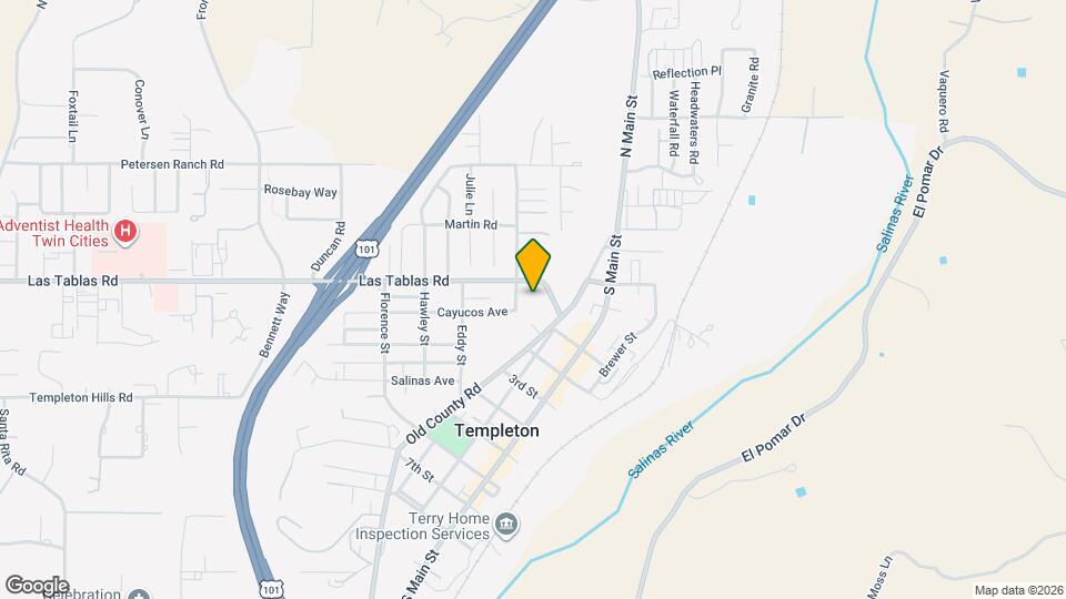 291 Las Tablas Rd Map and Location Details