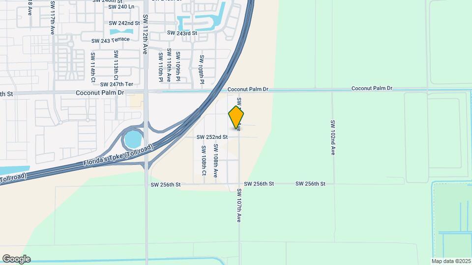 25158 SW 107th Ave Map and Location Details