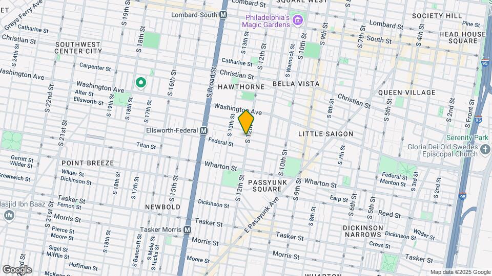 1150 S 12th St Map and Location Details