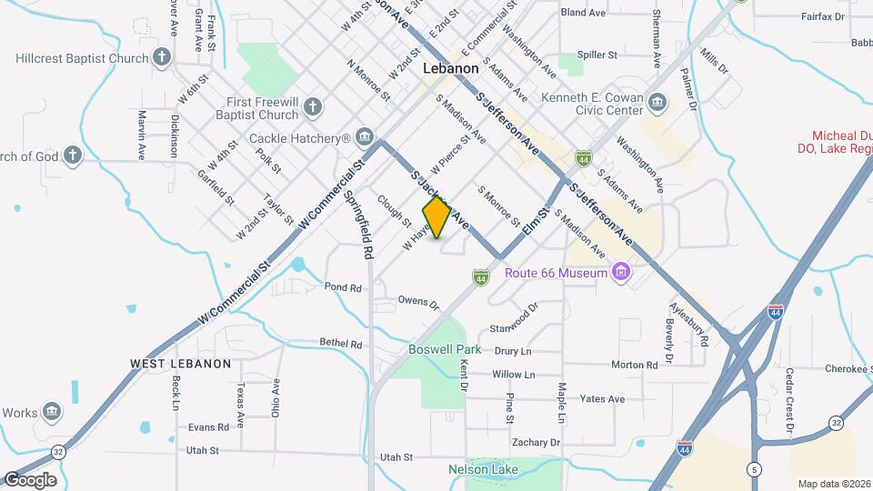 414 Perry St Map and Location Details