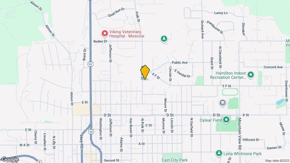 704 Polk St Map and Location Details