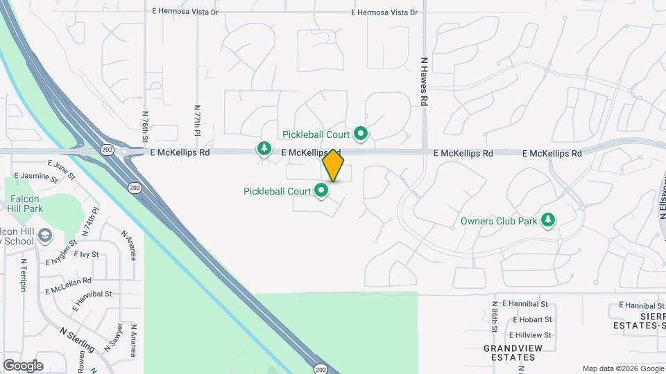 8125 East Jaeger Street Map and Location Details