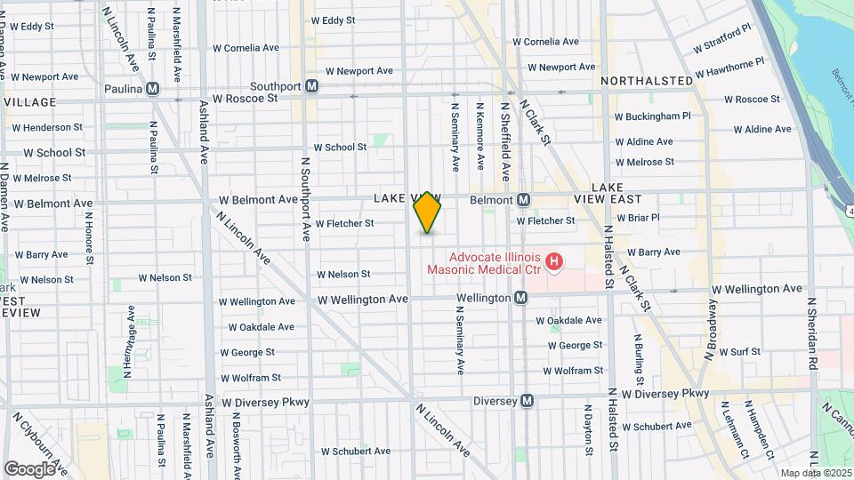 1138 W Barry Ave Mapa y Detalles de la Ubicación