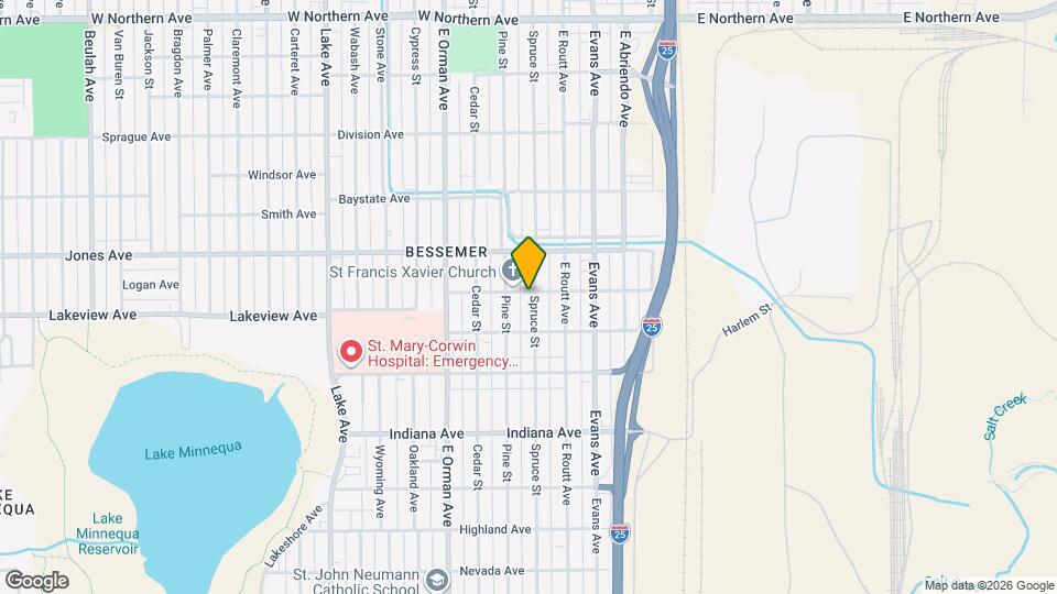 1803 Spruce St Map and Location Details