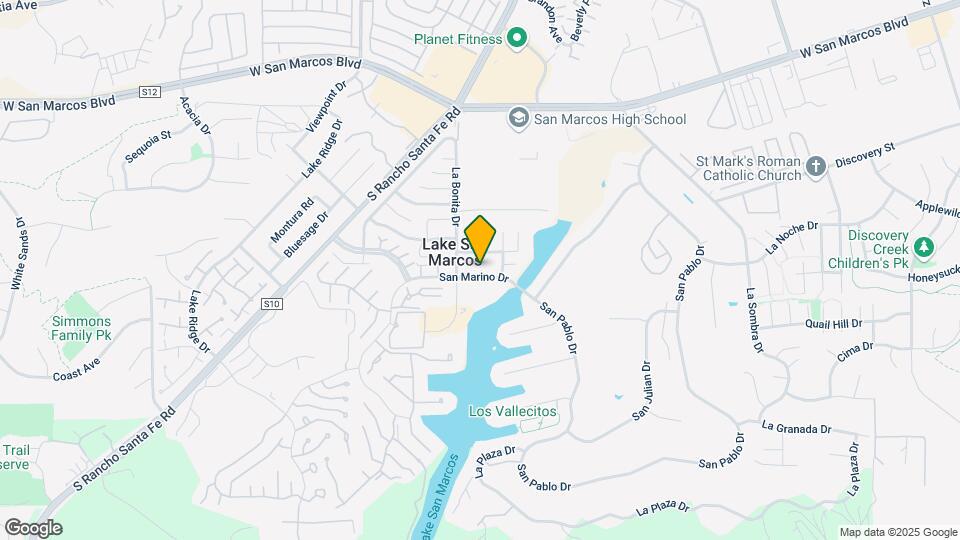 968 La Fiesta Way Mapa y Detalles de la Ubicación