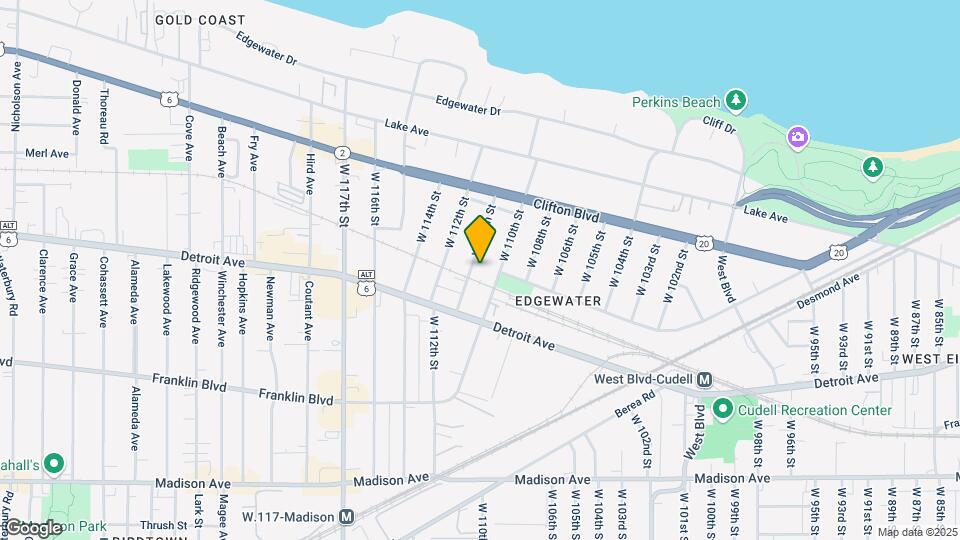 1337 W 111th St, Unit 1 Map and Location Details