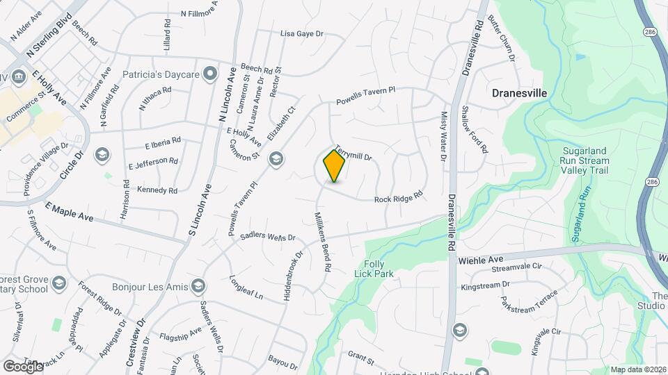 12592 Rock Ridge Rd Map and Location Details