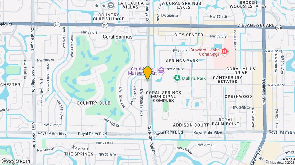 2846 Coral Springs Dr Map and Location Details