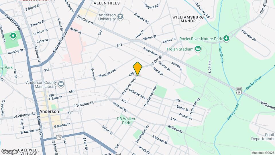 408 Dickens Ave Map and Location Details