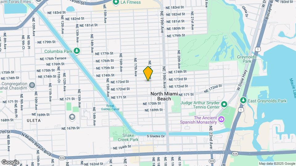 1790 NE 173rd St Map and Location Details